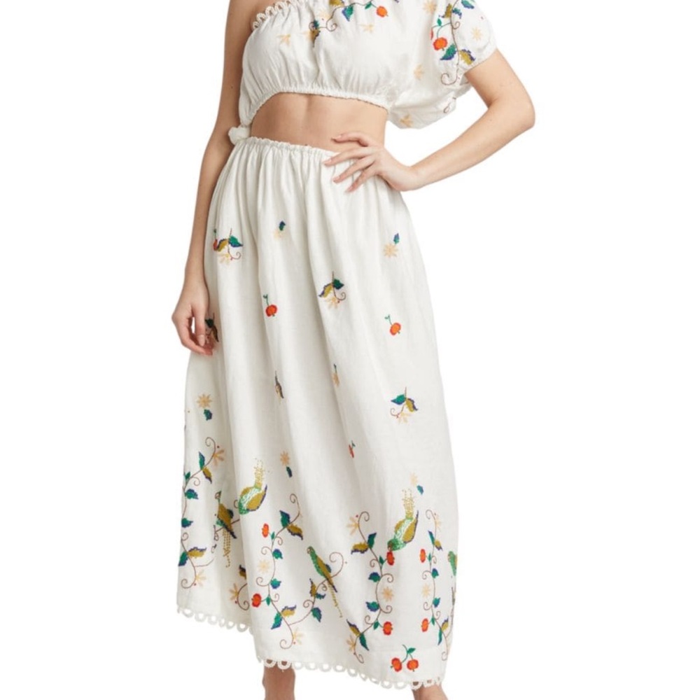 FARM RIO Pitanga one shoulder cut-out maxi dress - Picture 2 of 15